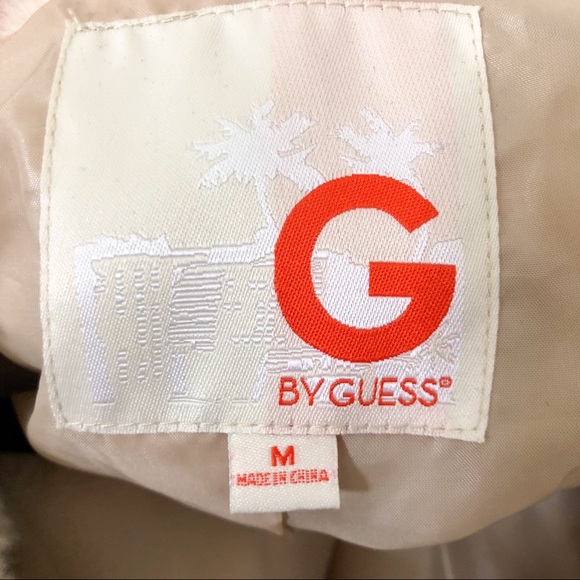 Guess Cream Faux Leather and Fur Jacket - Picture 3 of 8